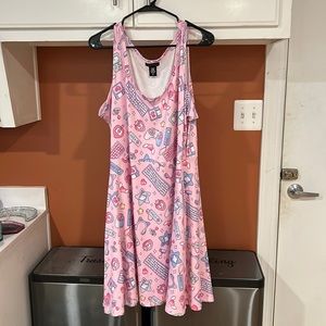 BNWOT Hot Topic pastel gamer girl dress 2XL/3XL
